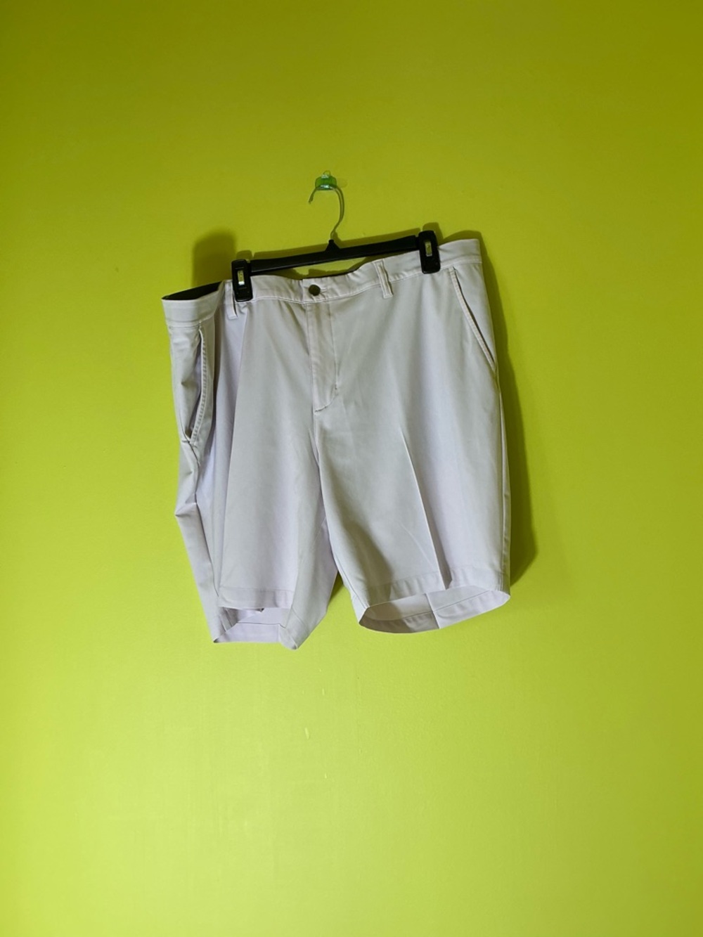 Adidas white golf shorts
